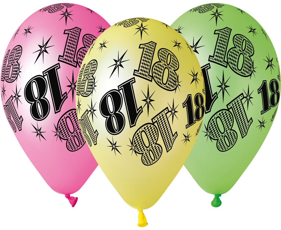 Balloons Gemar 12", pastel premium "18", pastel neon mix, 5pcs EOL