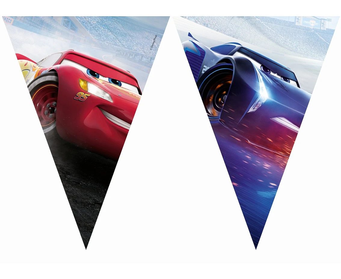 Banner Cars The Legend Of The Track, triangle flags EOL
