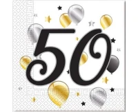 Paper napkins Balloons - 50, size 33x33 cm, 20 pcs.