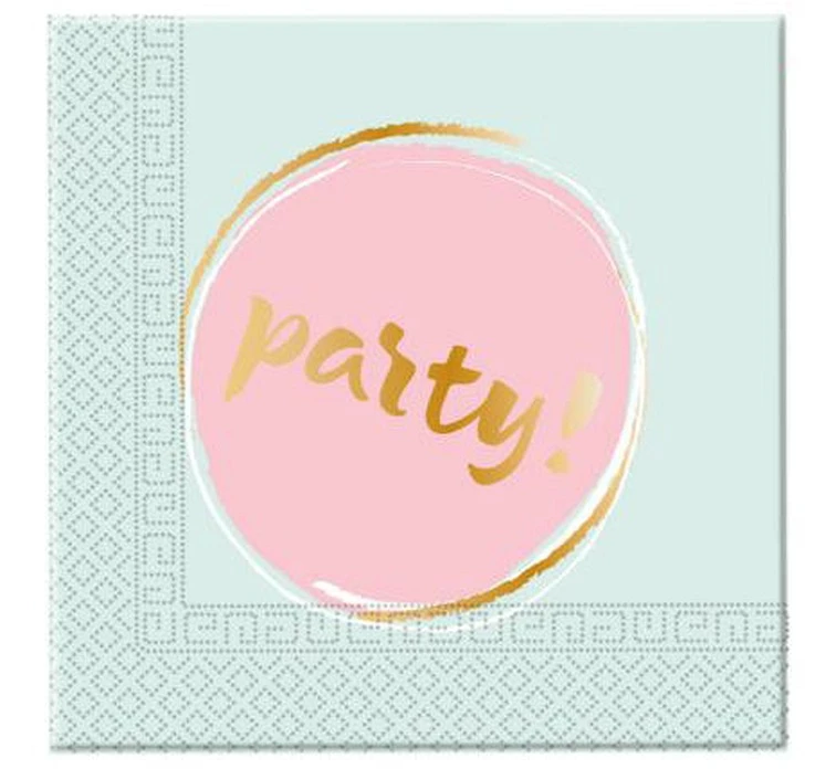 Paper napkins Elegant Party, size 33 x 33 cm, 20 pcs. EOL