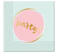 Paper napkins Elegant Party, size 33 x 33 cm, 20 pcs. EOL