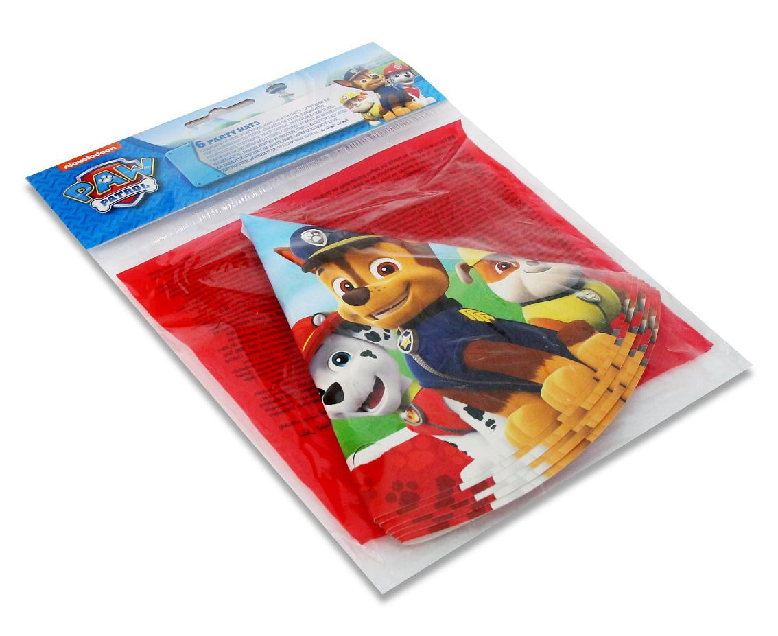 Paper hats Paw Patrol - Ready For Action, 6 pcs. EOL