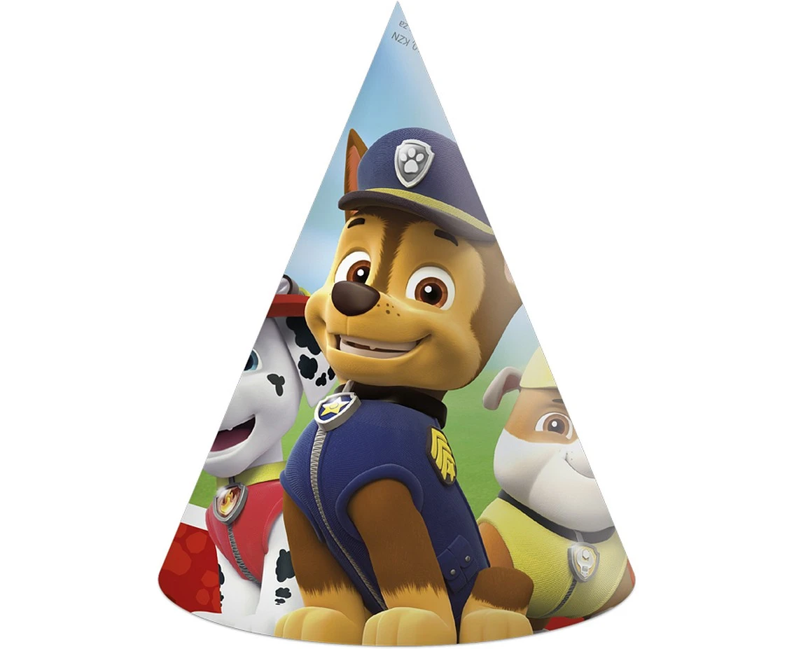 Paper hats Paw Patrol - Ready For Action, 6 pcs. EOL