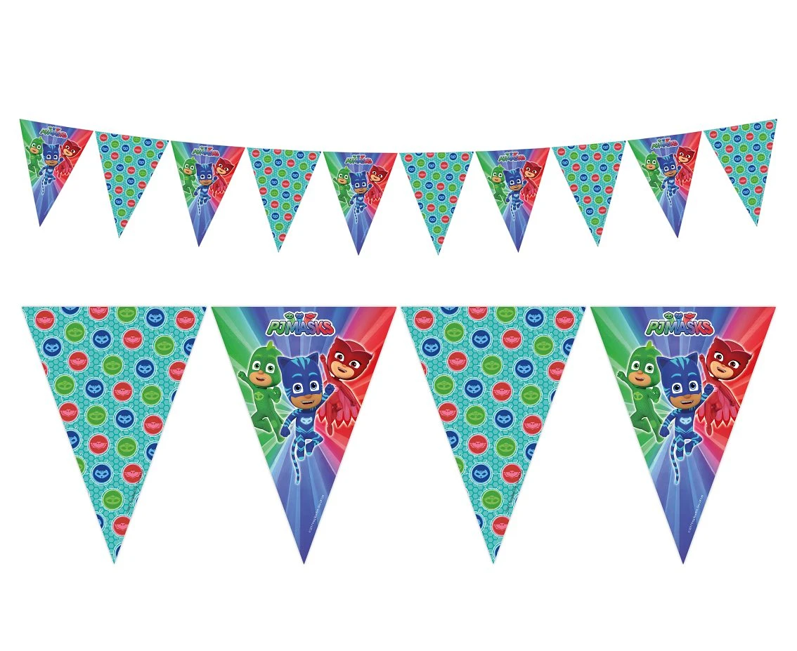 Banner PJ Mask, triangle flags EOL