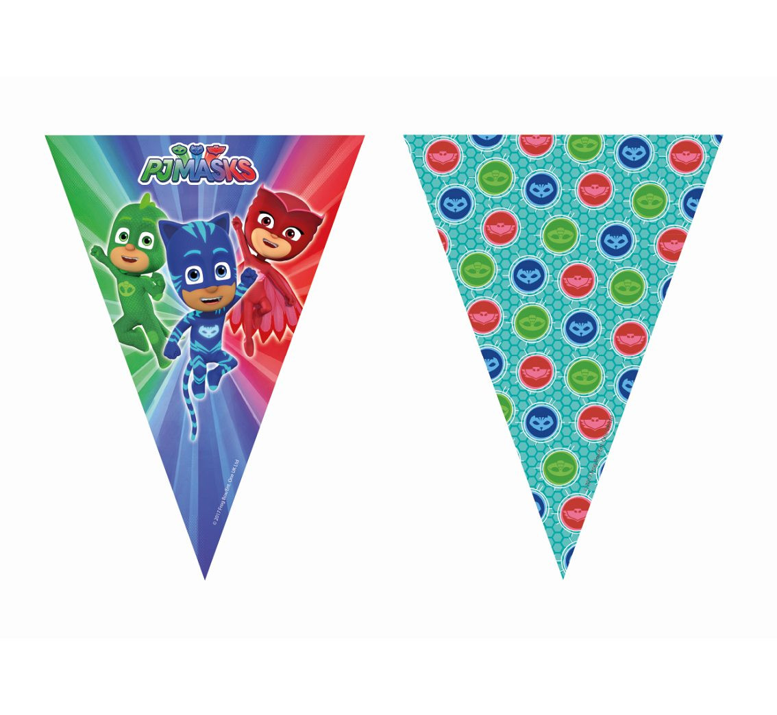 Banner PJ Mask, triangle flags EOL