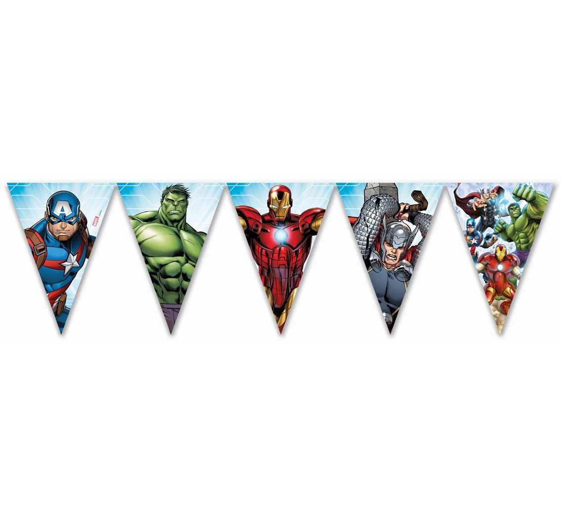 Banner Mighty Avengers, triangle flags EOL