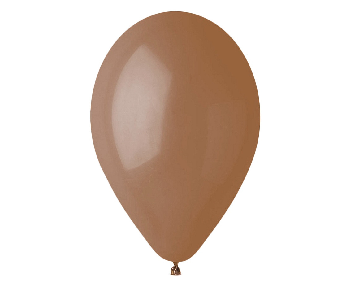 Balloons Gemar 12", pastel mocha brown, 100pcs
