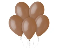 Balloons Gemar 12", pastel mocha brown, 100pcs