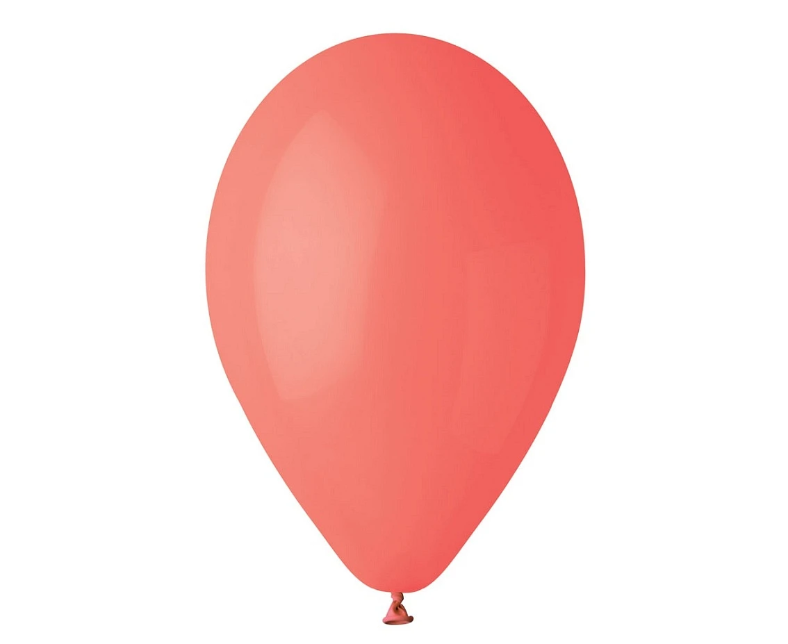 Balloons Gemar 10", pastel coral, 100pcs EOL