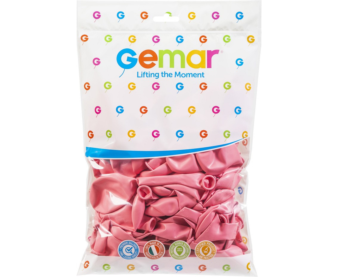 Balloons Gemar 10", pastel baby pink macaron, 100pcs