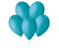 Balloons Gemar 12", pastel turquoise-blue, 100pcs