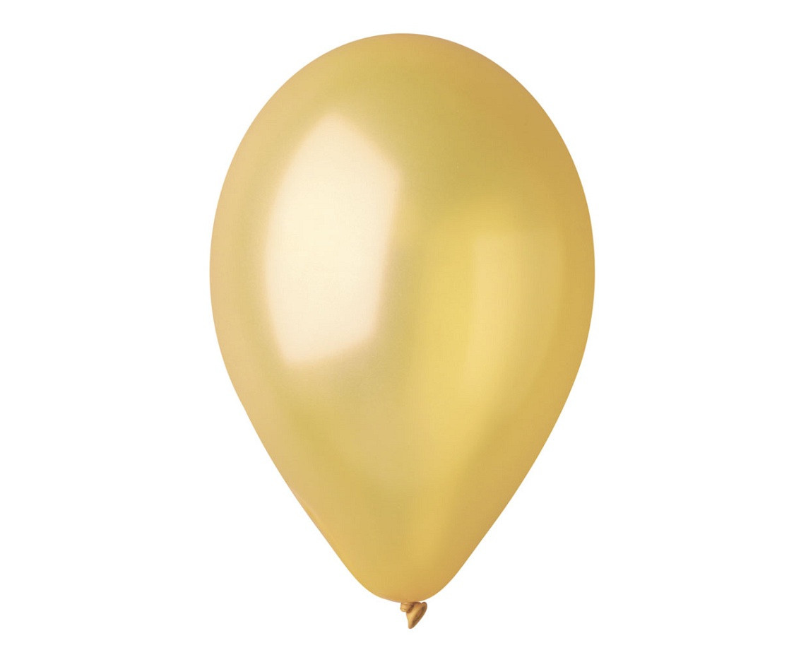 Balloons Gemar 12", metallic gold dorato, 100pcs