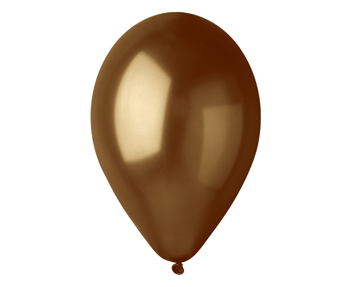 Balloons Gemar 12", metallici brown, 100pcs EOL