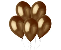 Balloons Gemar 12", metallici brown, 100pcs EOL