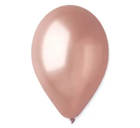Balloons Gemar 10", metallic, rose gold, 100pcs