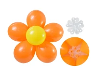 Balloon flower decoration grip, 10 pcs