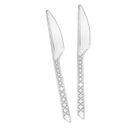 Knives Medium, transparent, 24 pcs