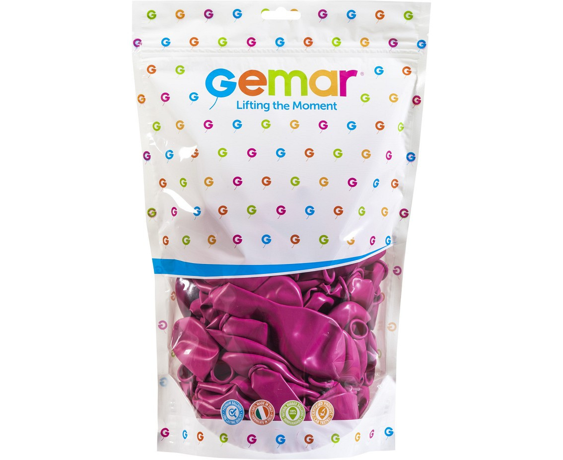 Balloons Gemar 13", pastel dark pink, 50pcs
