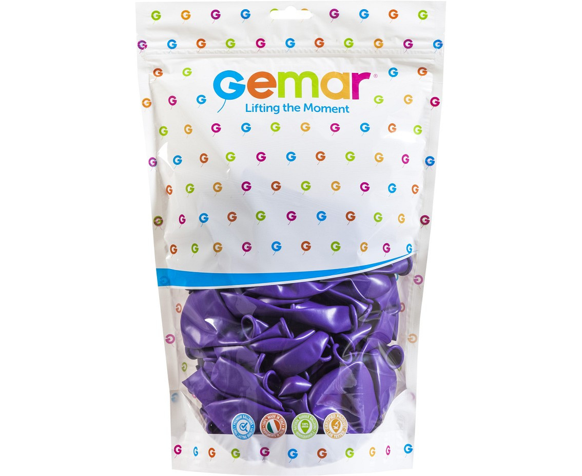 Balloons Gemar 13", pastel purple, 50pcs