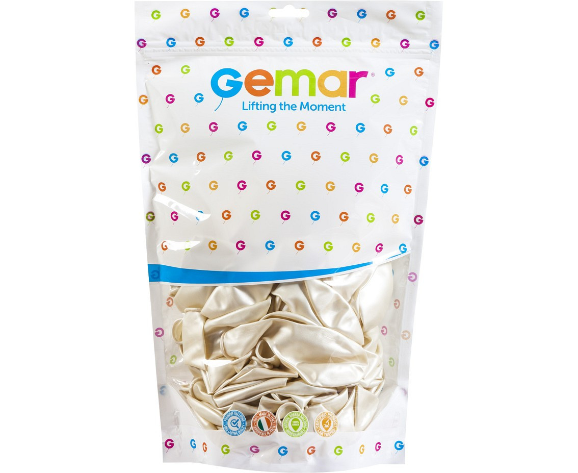Balloons Gemar 13", metallic pearl, 50pcs