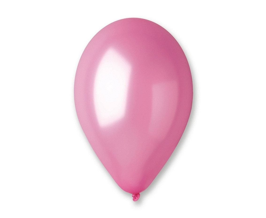 Balloons Gemar 13", metallic pink, 50pcs