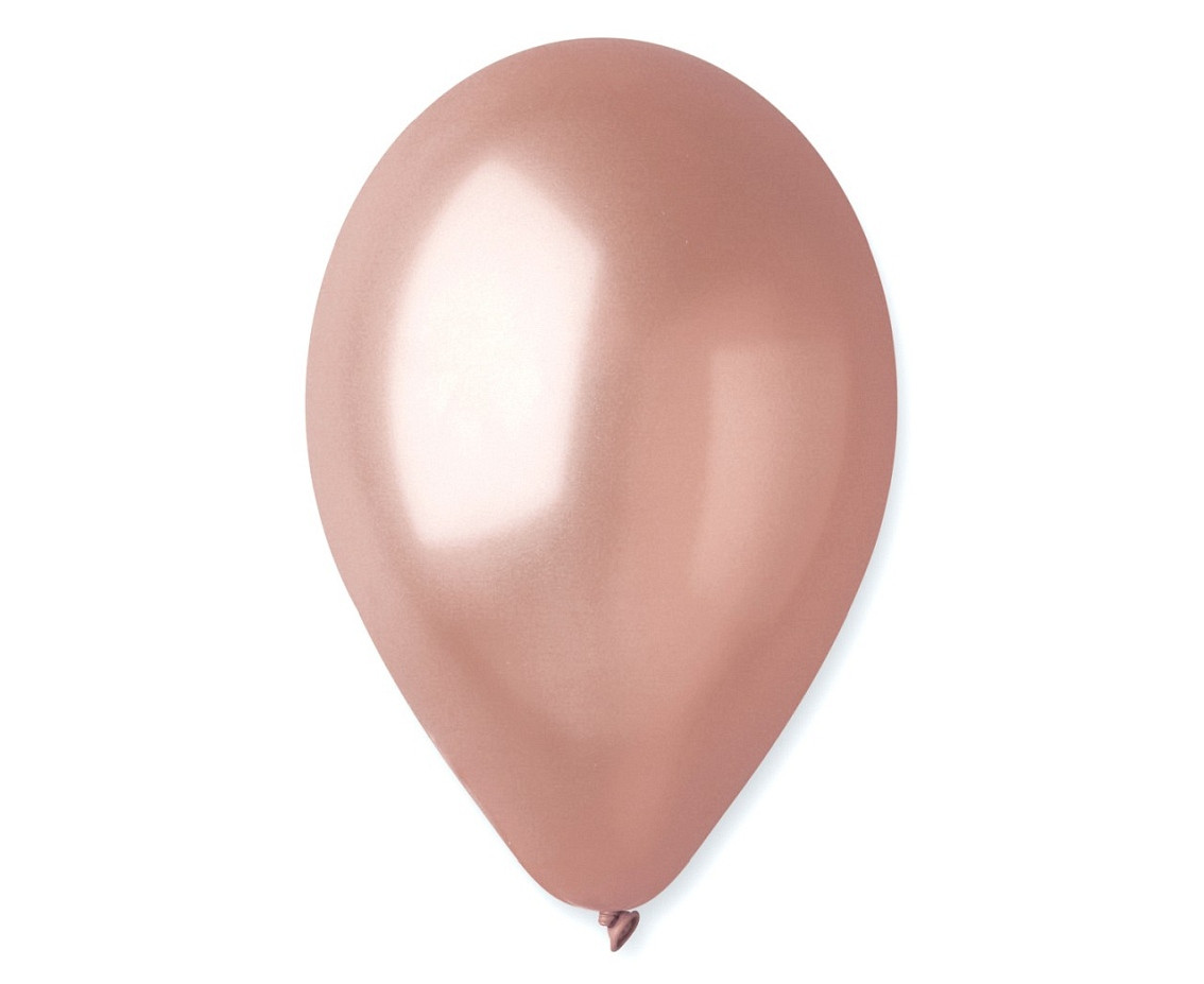 Balloons Gemar 13", metallic rose gold, 50pcs