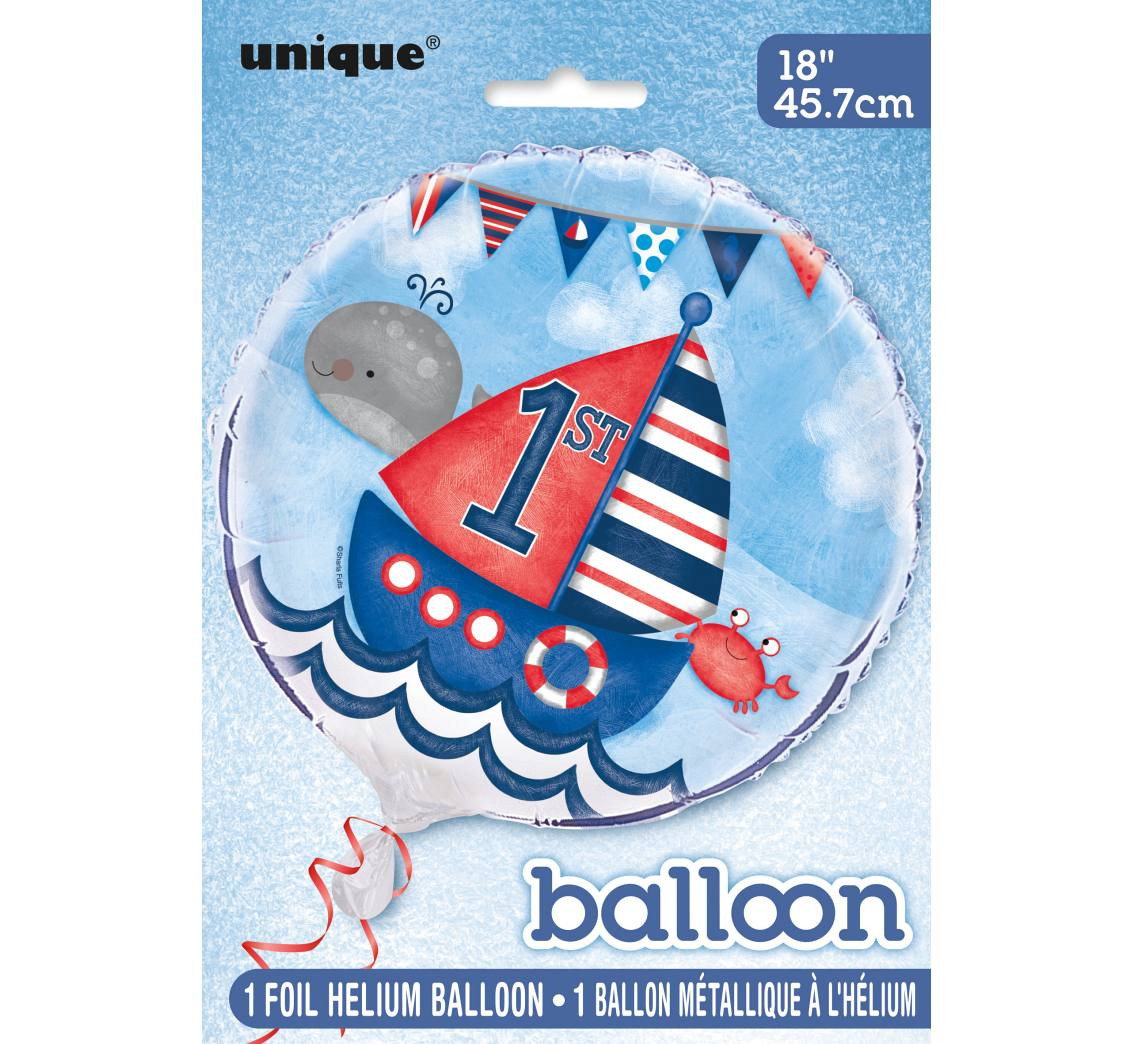Balloon foil UQ 18 inches CiR HAPPY 1