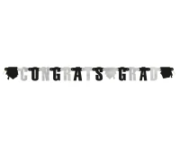 Paper garland Graduation Congrats Grad