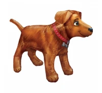 Foil balloon 36" SHP Gold dog EOL