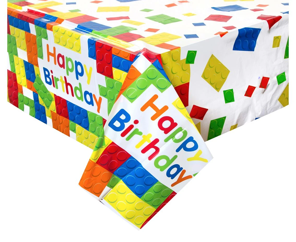 Plastic Tablecover Building Blocks