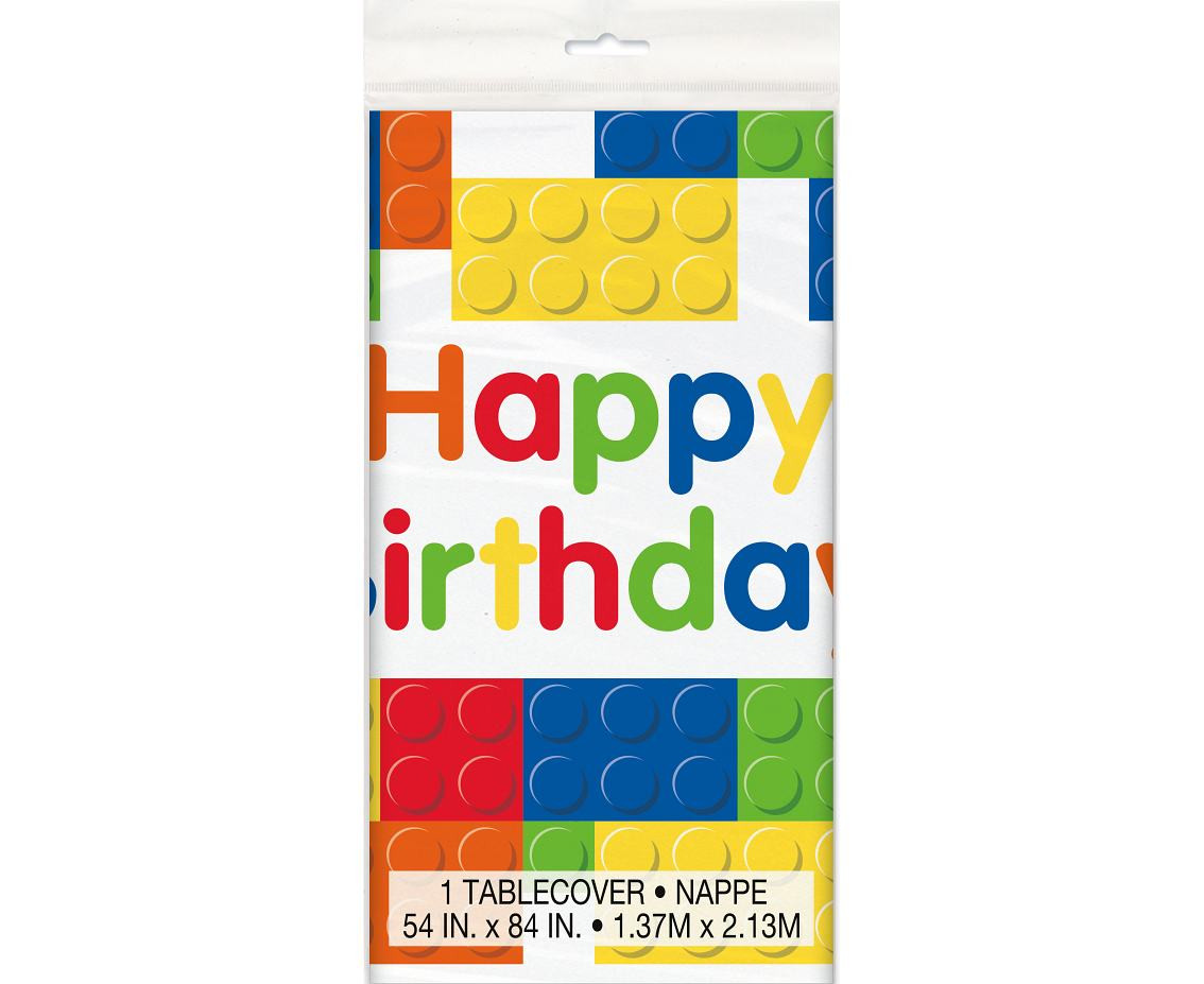 Plastic Tablecover Building Blocks