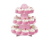 Cupcake stand, pastel pink