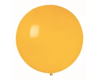 Balony Gemar, pastel kula, 0.75m ciemnożółta, 1szt.