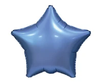 Foil balloon "Star", matt, violet, 19 inches EOL