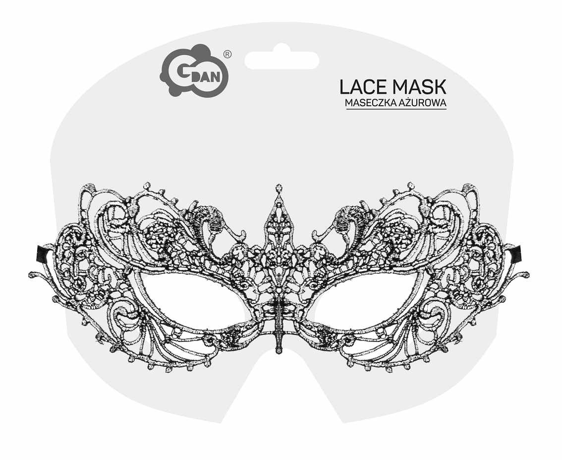 Lace mask Silver Magic