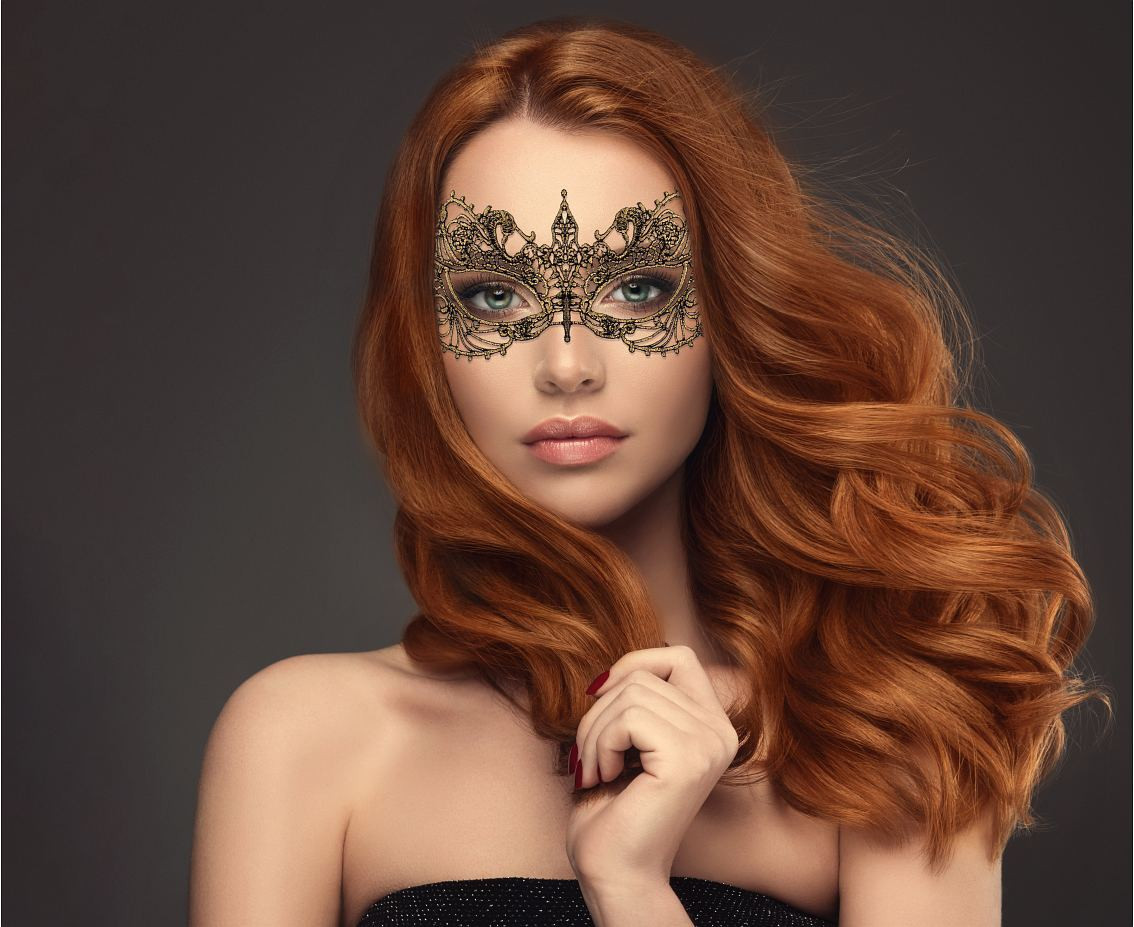 Lace mask Gold Magic