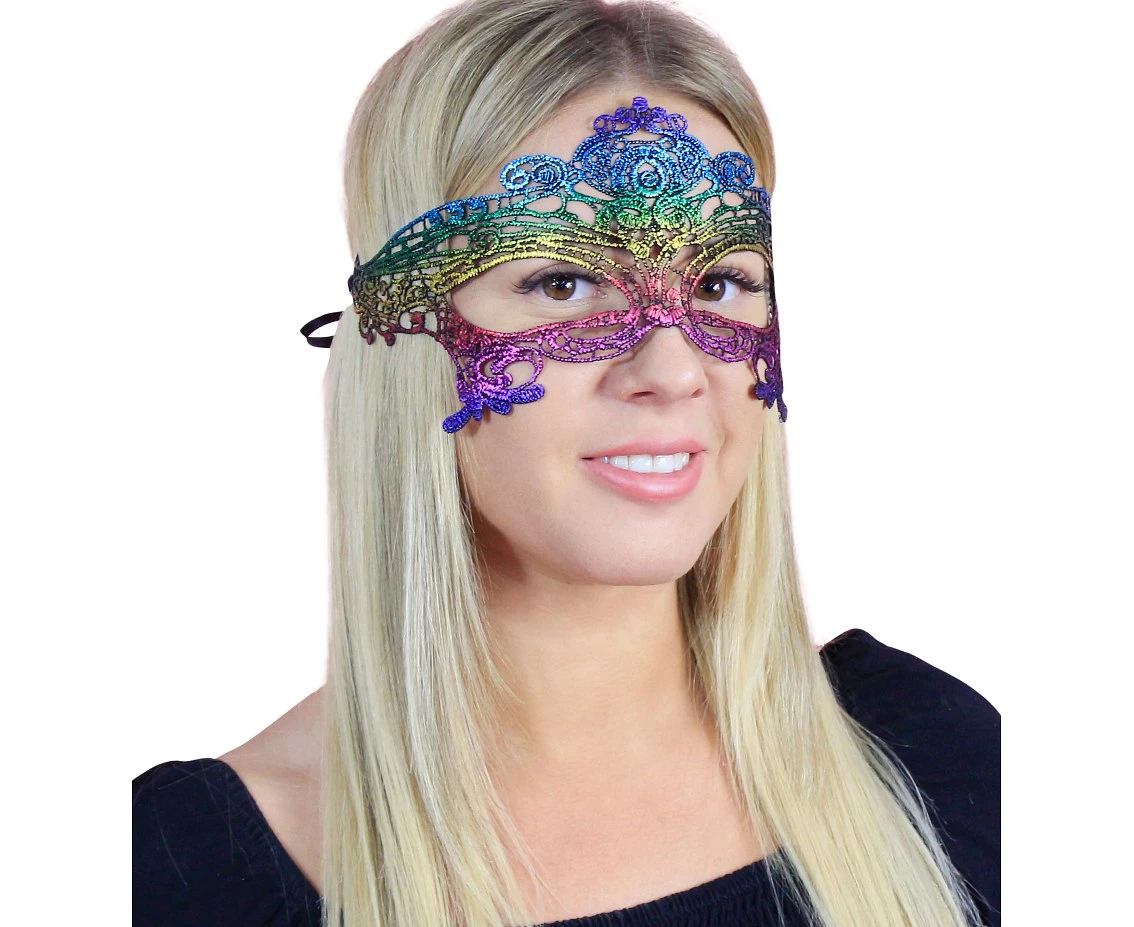 Lace mask Rainbow EOL