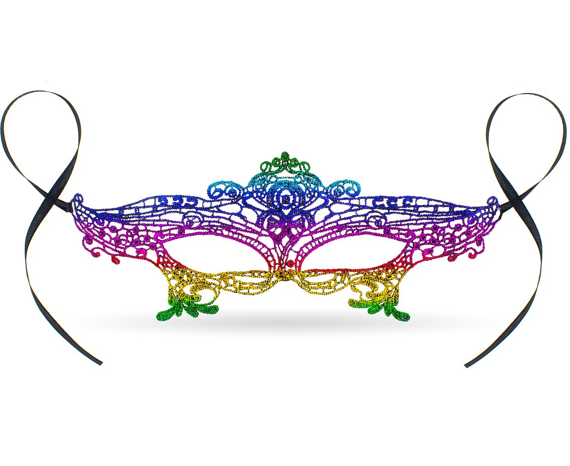 Lace mask Rainbow EOL