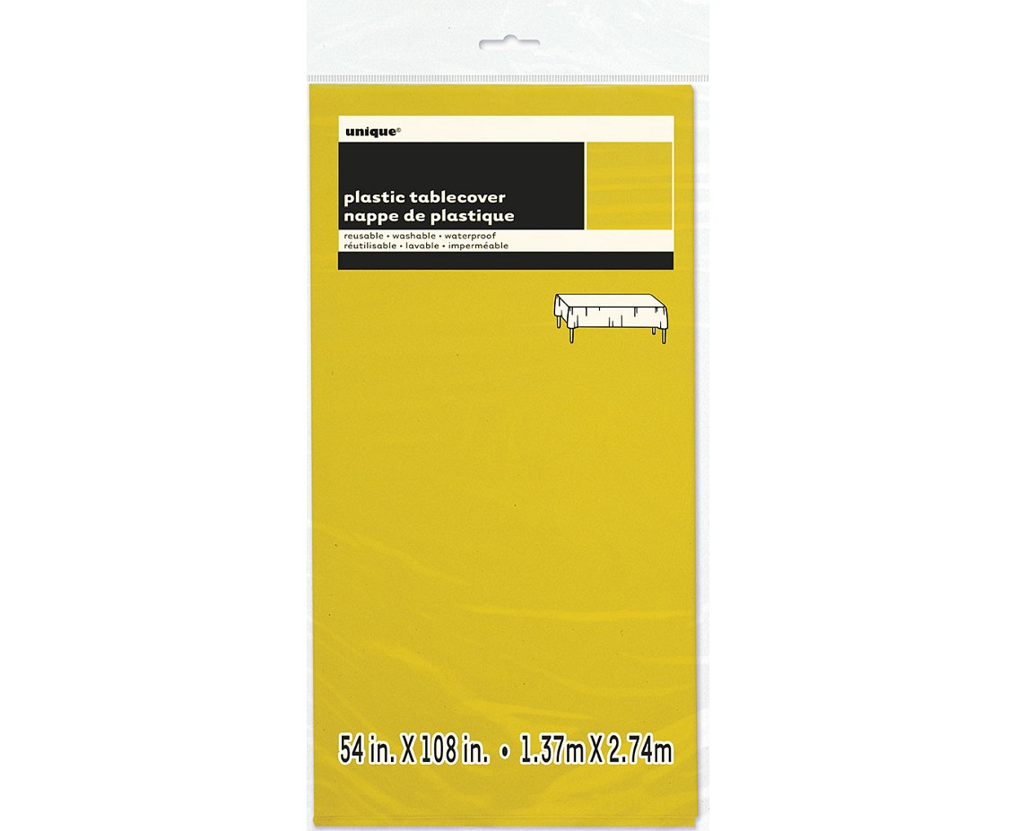 Table cover, neon yellow, 137x275 cm