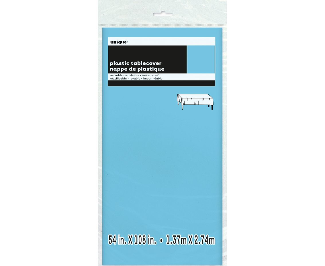Table Cover Light Blue size 137x274 cm