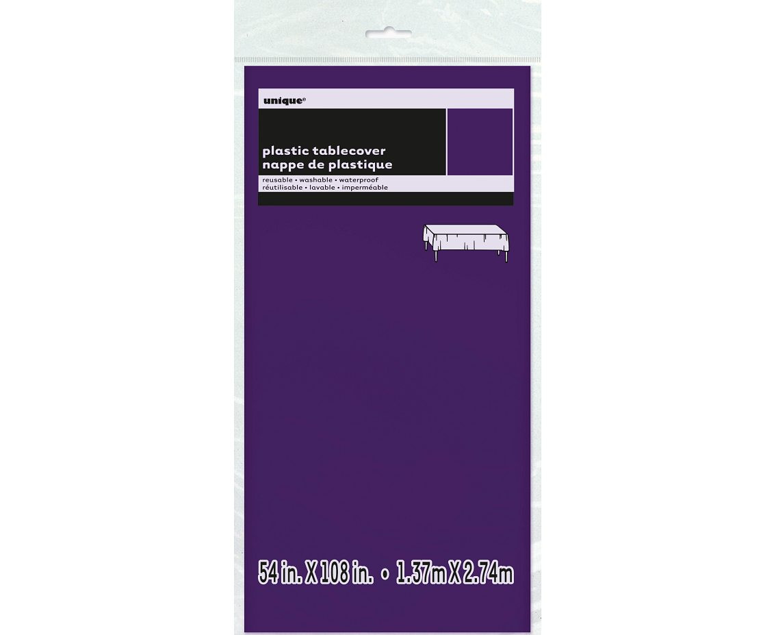 Table Cover Dark Purple size 137x274 cm