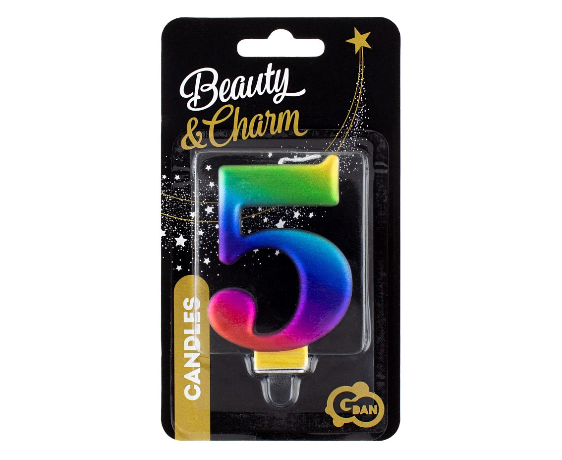 Candle number 5, Galaxy, 8 cm