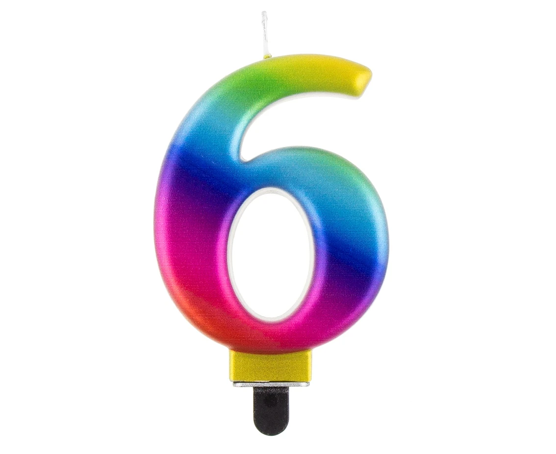 Candle number 6, Galaxy, 8 cm
