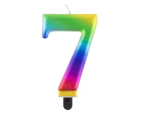 Candle number 7, Galaxy, 8 cm