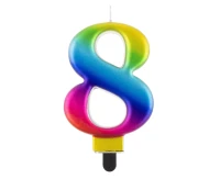 Candle number 8, Galaxy, 8 cm