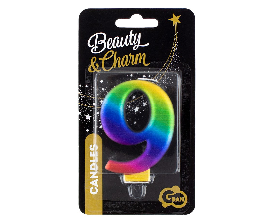 Candle number 9, Galaxy, 8 cm