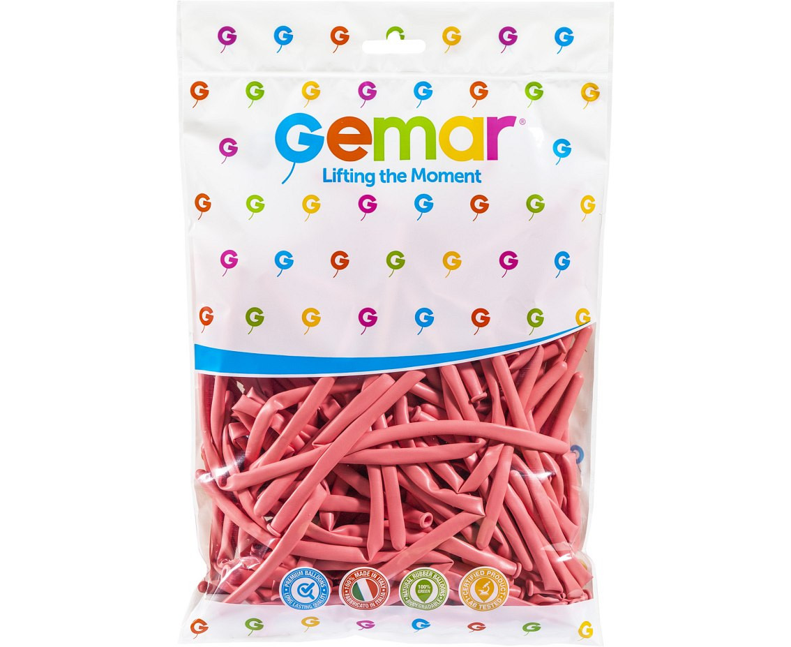 Balloons Gemar, modelling balloon, baby pink macaron, 100pcs