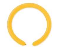 Balloons Gemar, modelling balloon, mango yellow, 100pcs