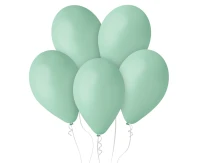 Balloons Gemar 13", pastel turquoise-green macaron, 50pcs