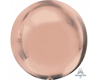Orbz "Rose Gold" Foil Balloon, G20, bulk, 38 x 40cm EOL
